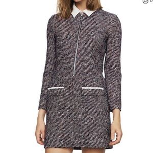 NWT Maje Tweed Dress Size 2 Medium